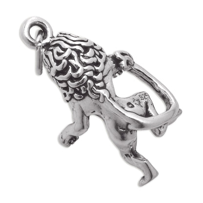 Sterling Silver Leo Lion Charm