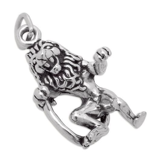 Sterling Silver Leo Lion Charm