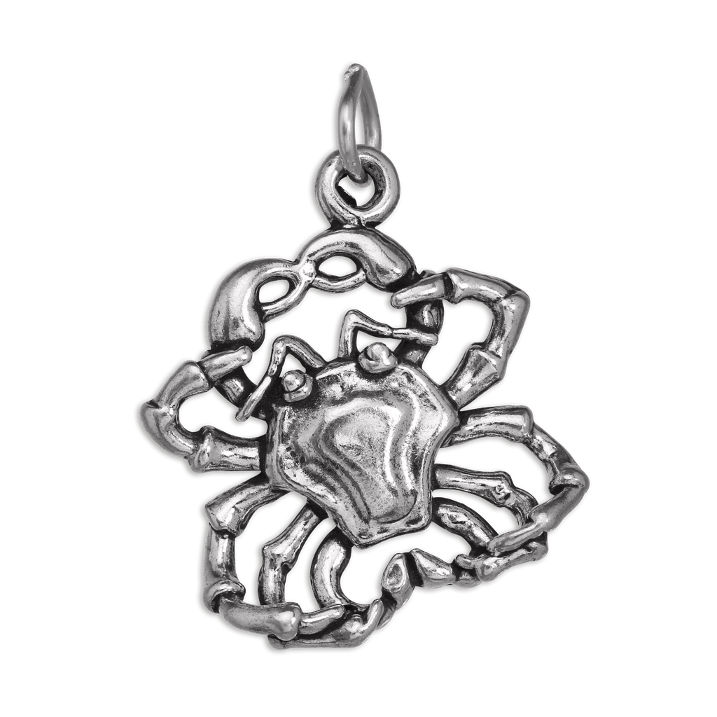 Sterling Silver Cancer Crab Charm