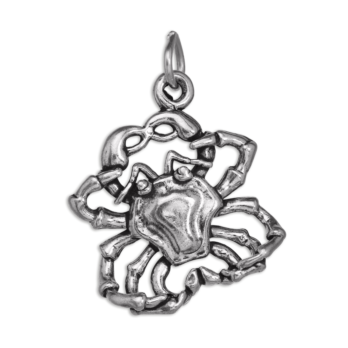 Sterling Silver Cancer Crab Charm