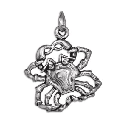 Sterling Silver Cancer Crab Charm