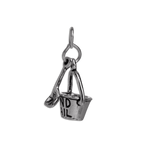 Sterling Silver Sand Bucket & Spade Charm