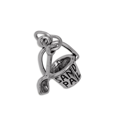 Sterling Silver Sand Bucket & Spade Charm