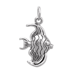 Sterling Silver Angelfish Charm