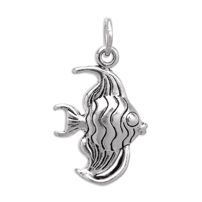 Sterling Silver Angelfish Charm
