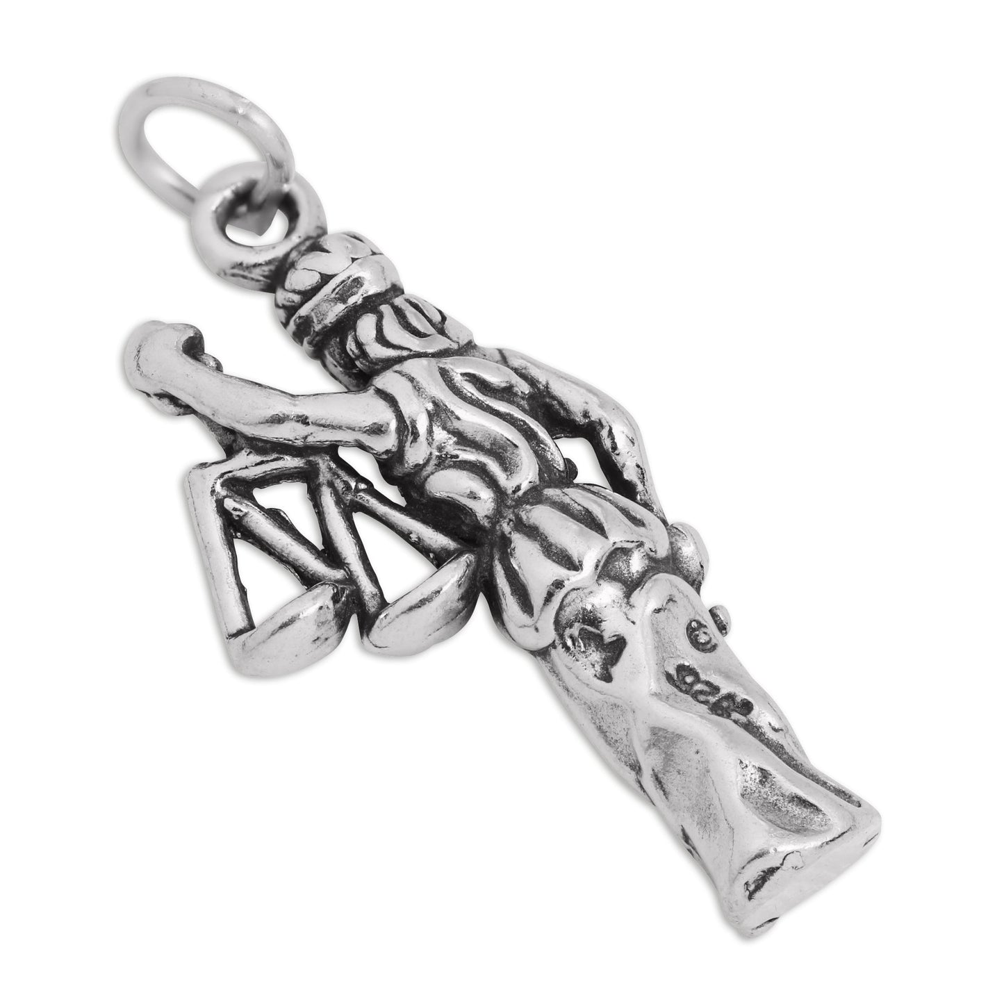 Sterling Silver Lady Justice Charm