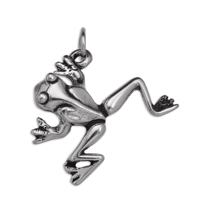 Sterling Silver Frog Charm