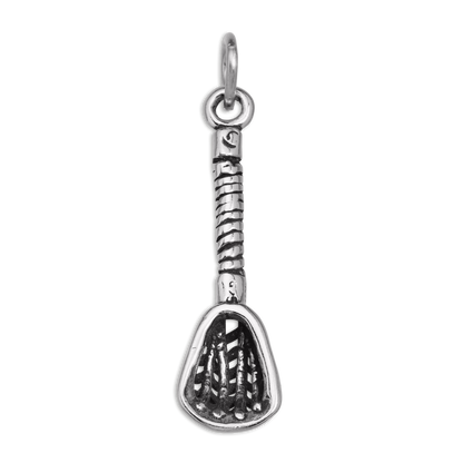 Sterling Silver Lacrosse Stick Charm