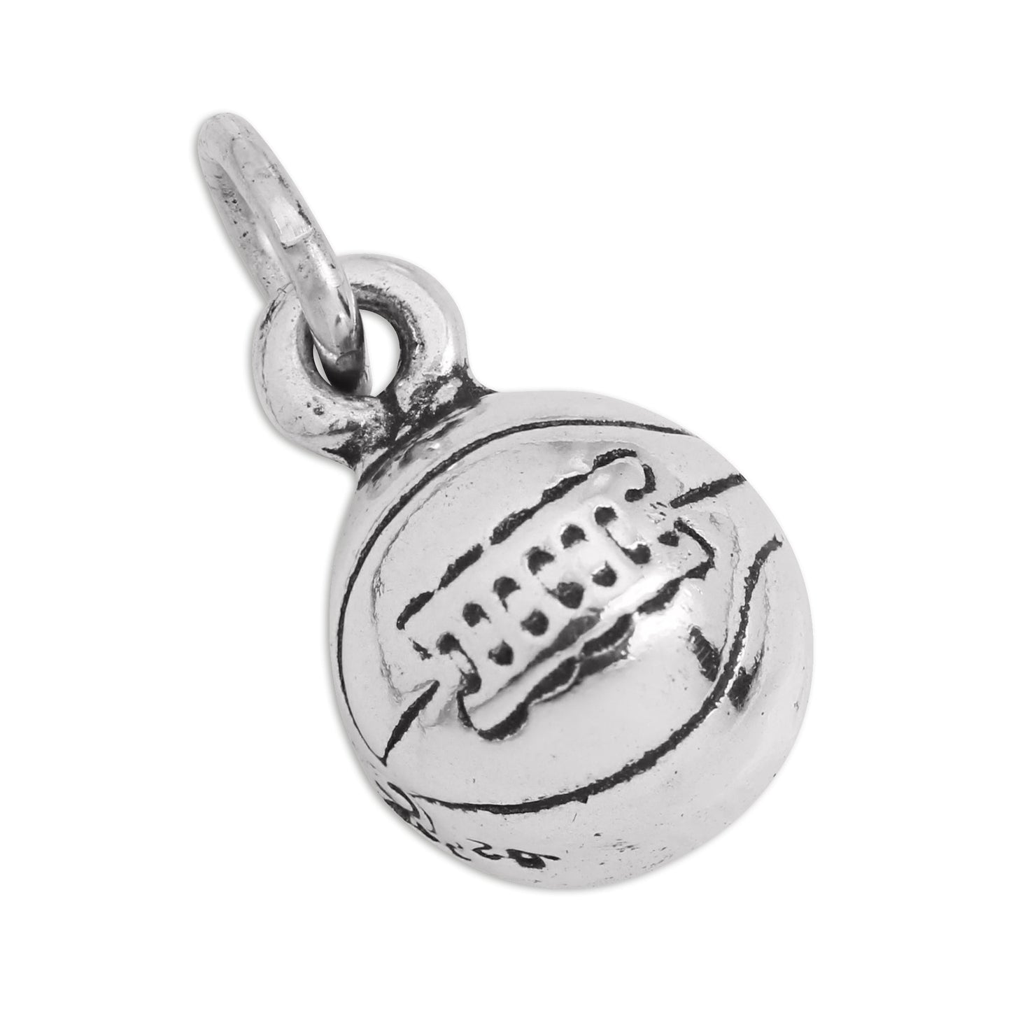 Sterling Silver Basketball Ball Charm