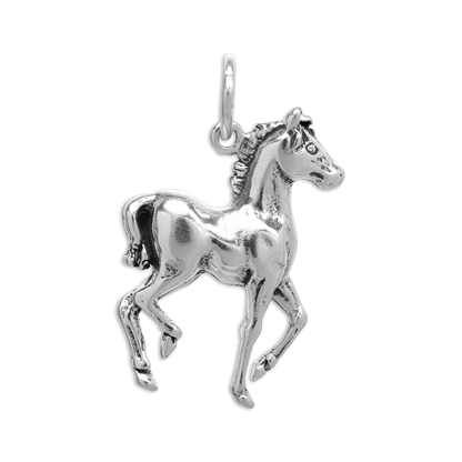 Sterling Silver Pony Charm