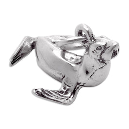 Sterling Silver Seal Charm