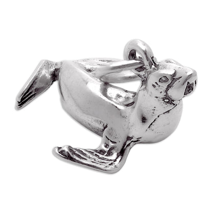 Sterling Silver Seal Charm