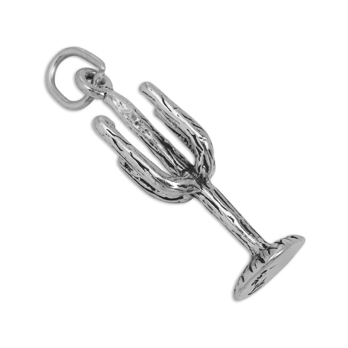 Sterling Silver Cactus Charm