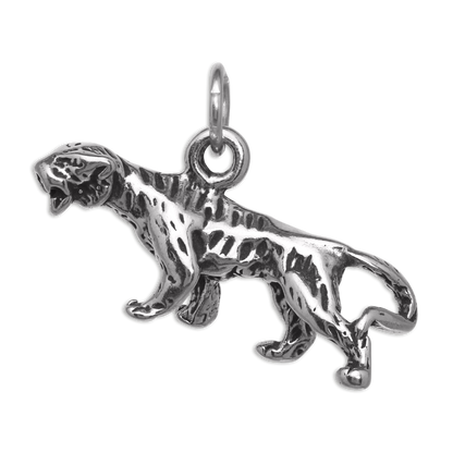 Sterling Silver Tiger Charm