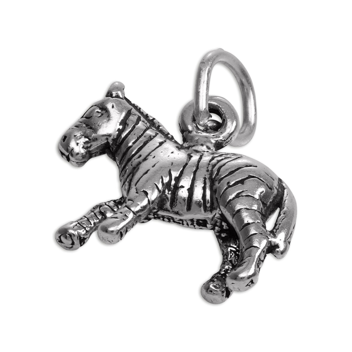 Sterling Silver Zebra Charm