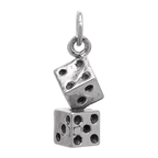 Sterling Silver Pair of Dice Charm