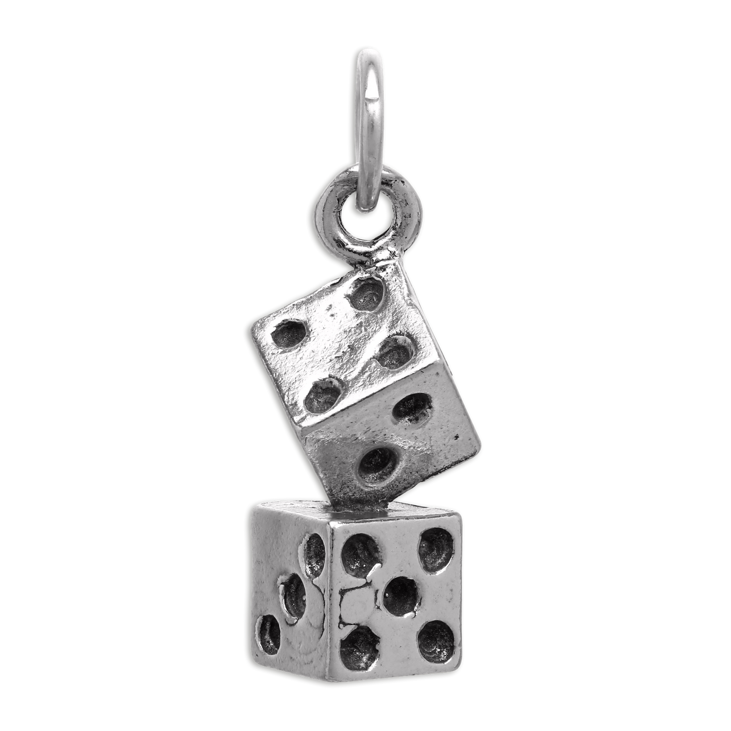 Sterling Silver Pair of Dice Charm