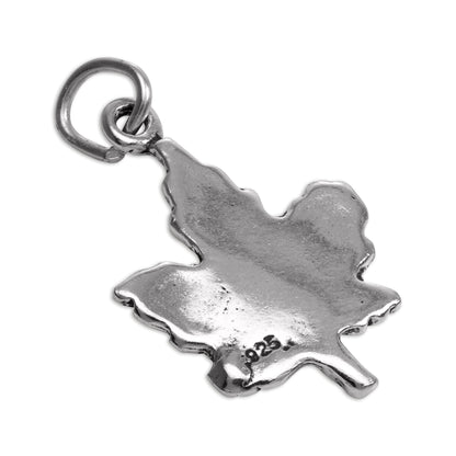 Sterling Silver Maple Leaf Charm