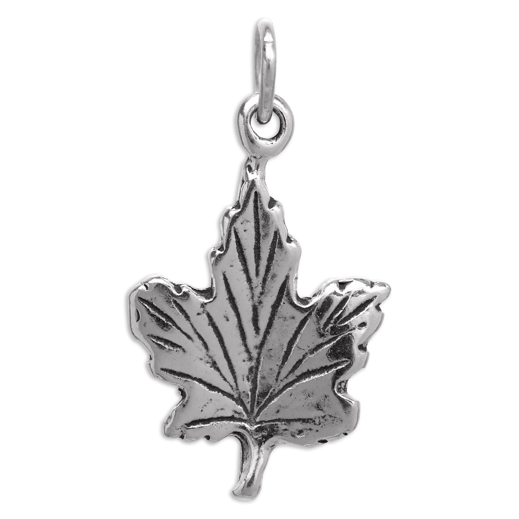 Sterling Silver Maple Leaf Charm