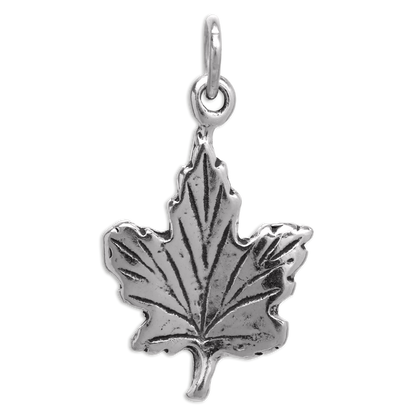 Sterling Silver Maple Leaf Charm