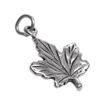 Sterling Silver Maple Leaf Charm