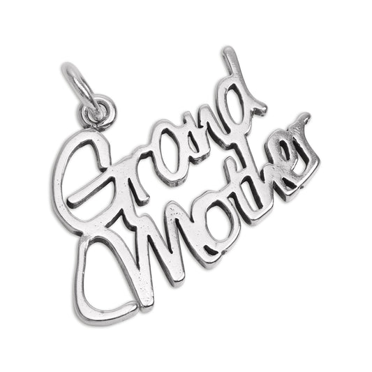 Sterling Silver Grandmother Charm