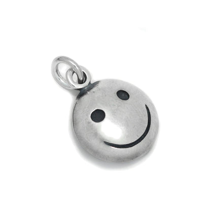 Sterling Silver Smiley Face Charm