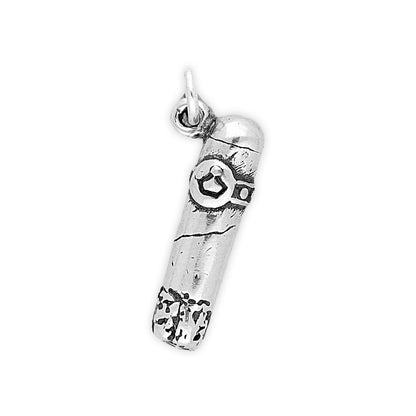 Sterling Silver Cuban Cigar Charm