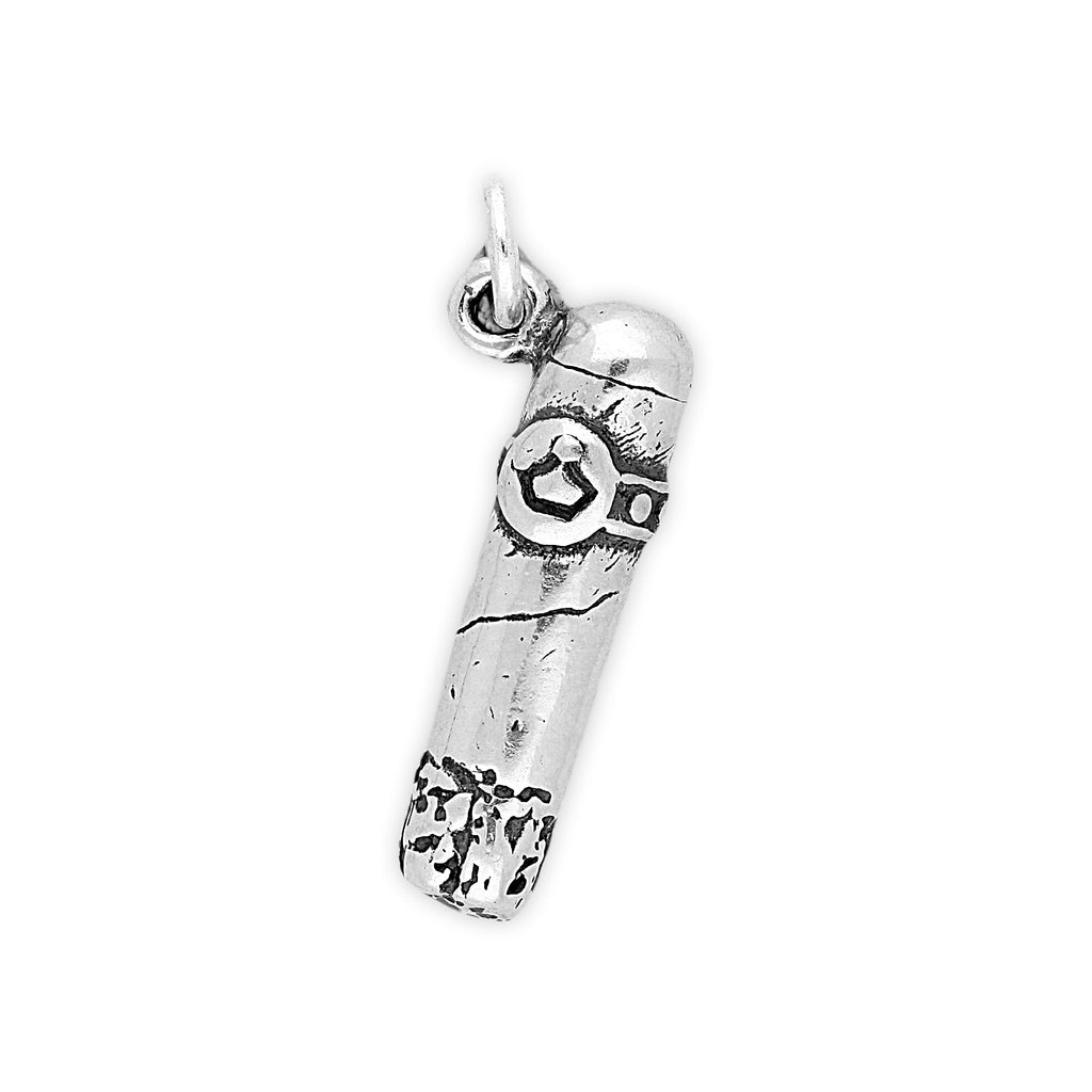 Sterling Silver Cuban Cigar Charm