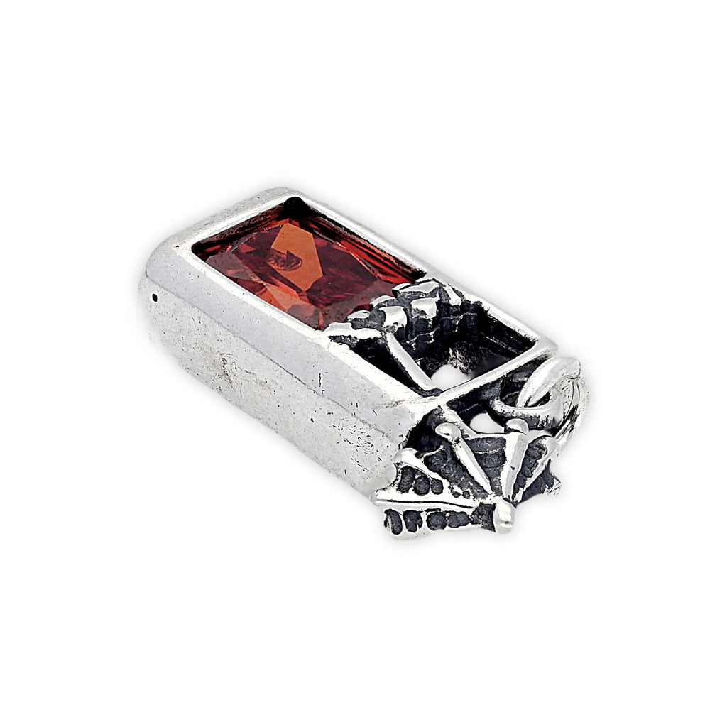 Sterling Silver Cocktail With Umbrella Charm