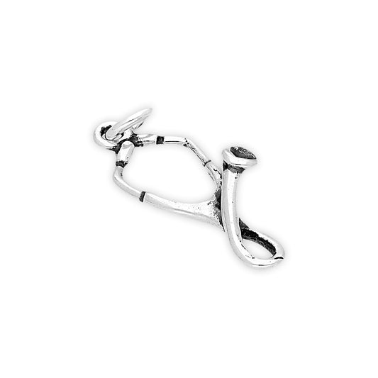 Sterling Silver Stethoscope Charm