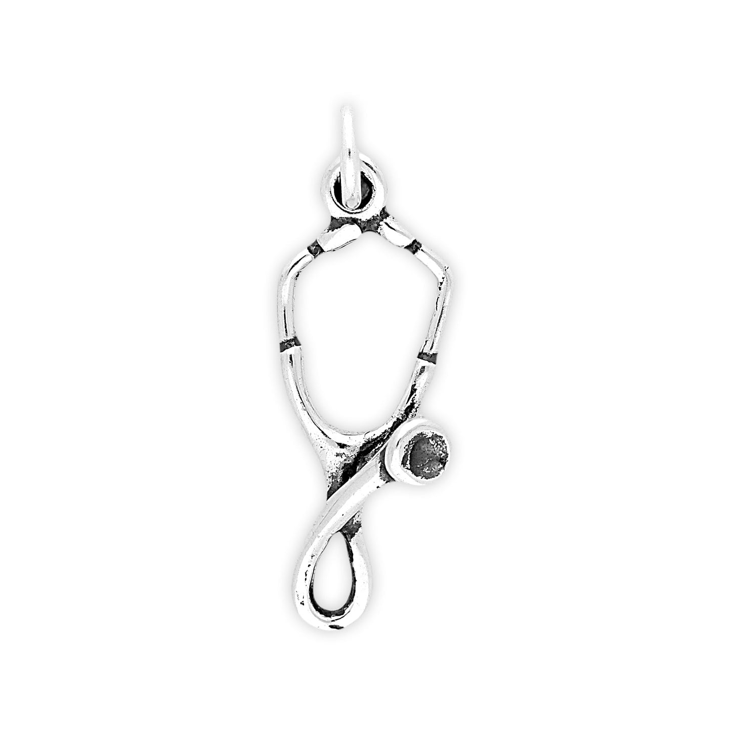 Sterling Silver Stethoscope Charm