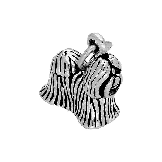 Sterling Silver Shih Tzu Charm