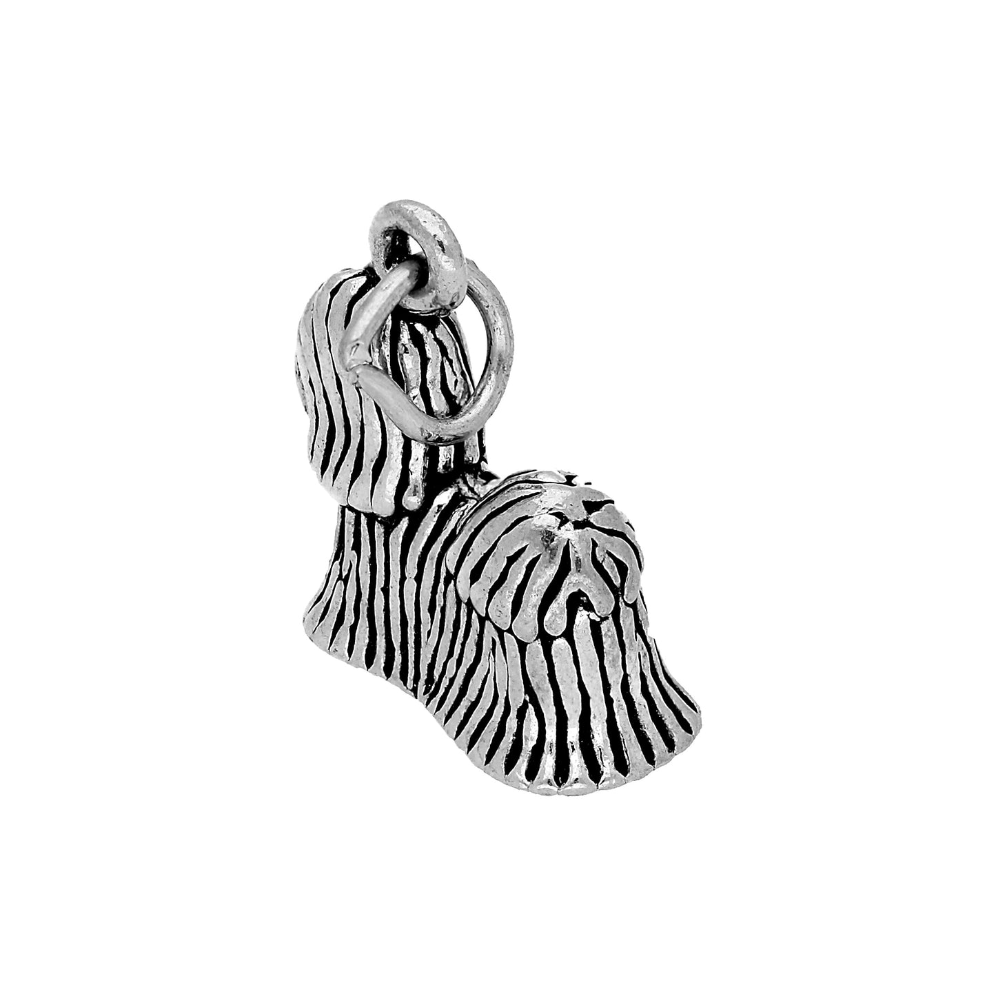 Sterling Silver Shih Tzu Charm