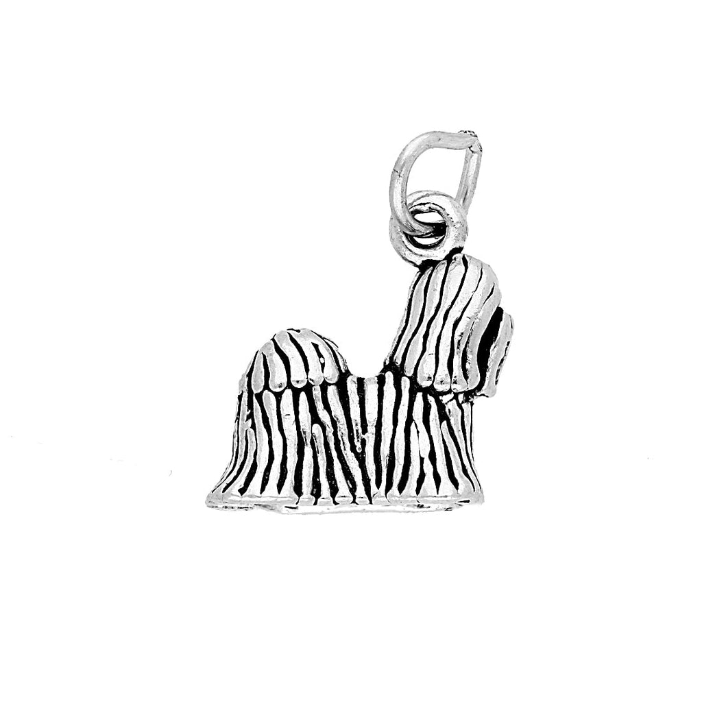 Sterling Silver Shih Tzu Charm