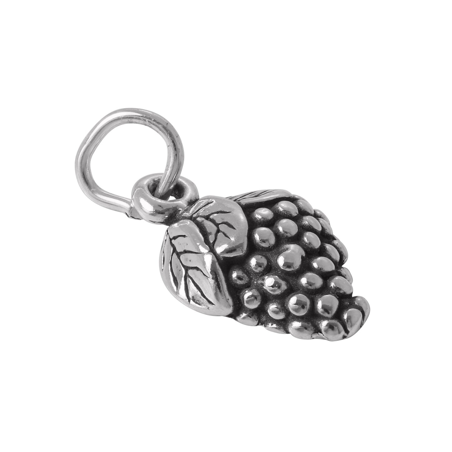 Sterling Silver Bunch of Grapes Charm