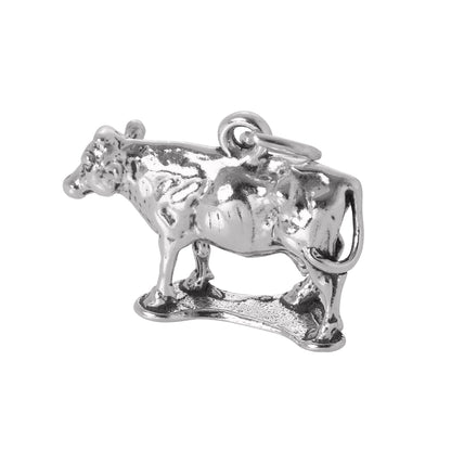 Sterling Silver Cow Charm