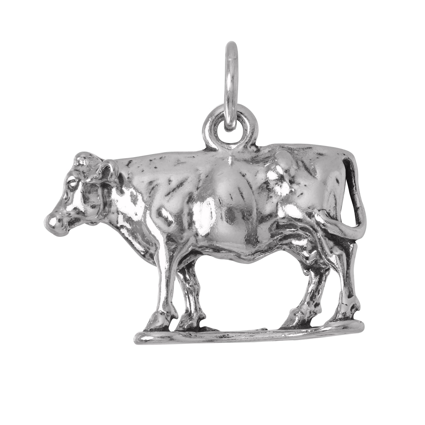 Sterling Silver Cow Charm
