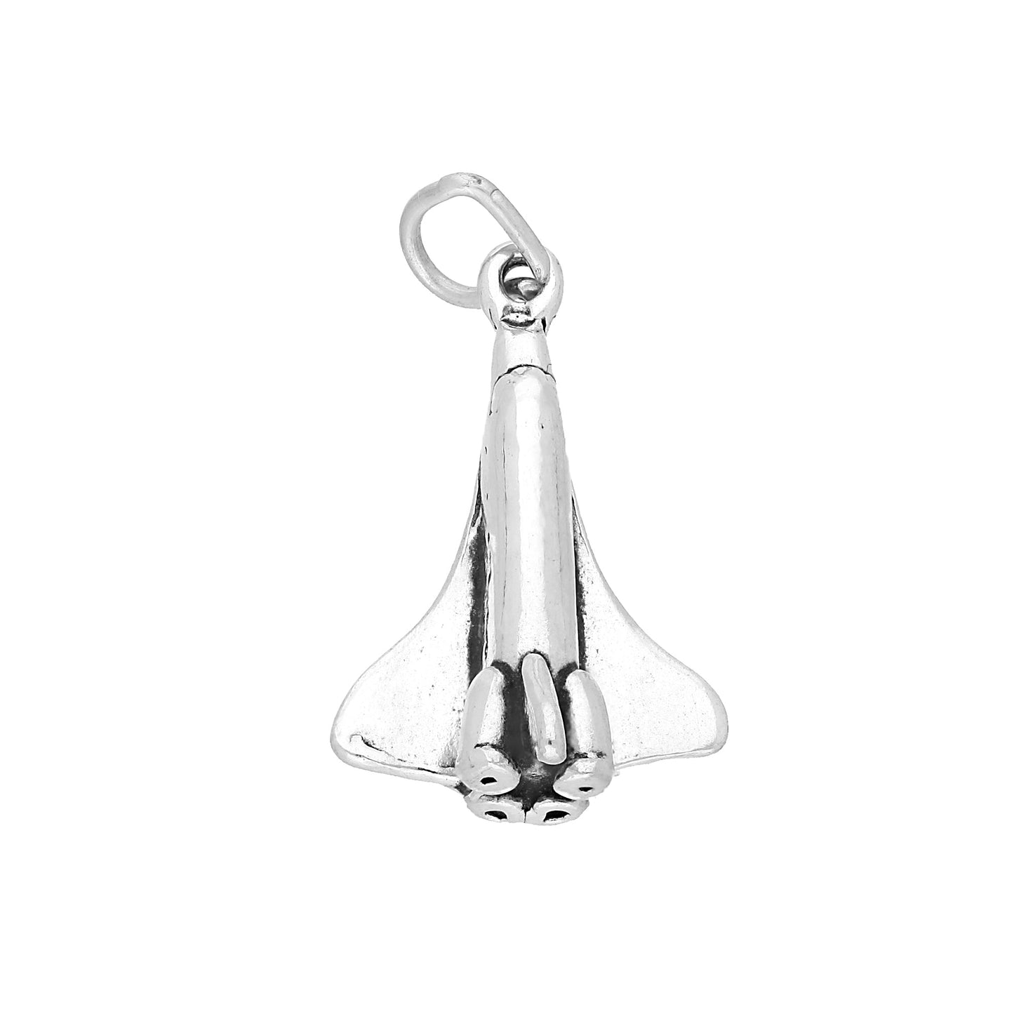 Sterling Silver Space Shuttle Charm