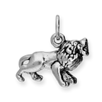 Sterling Silver Roaring Lion Charm