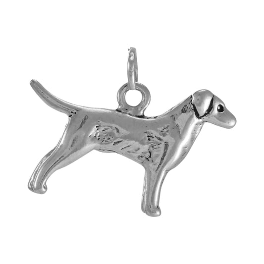 Sterling Silver Retriever Charm