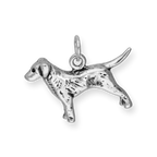 Sterling Silver Retriever Charm