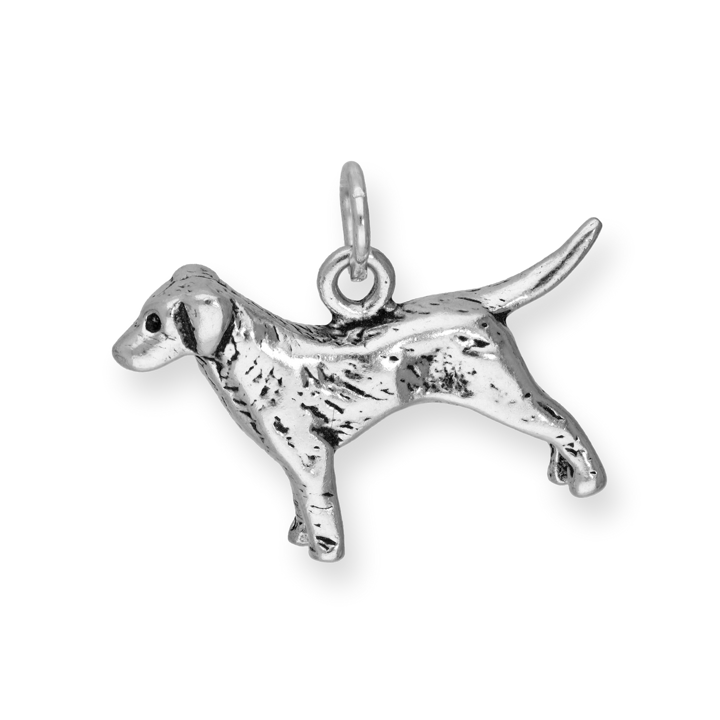 Sterling Silver Retriever Charm