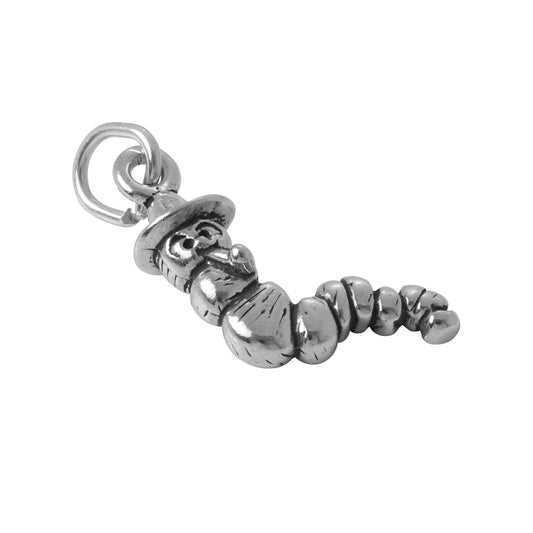 Sterling Silver Caterpillar Charm