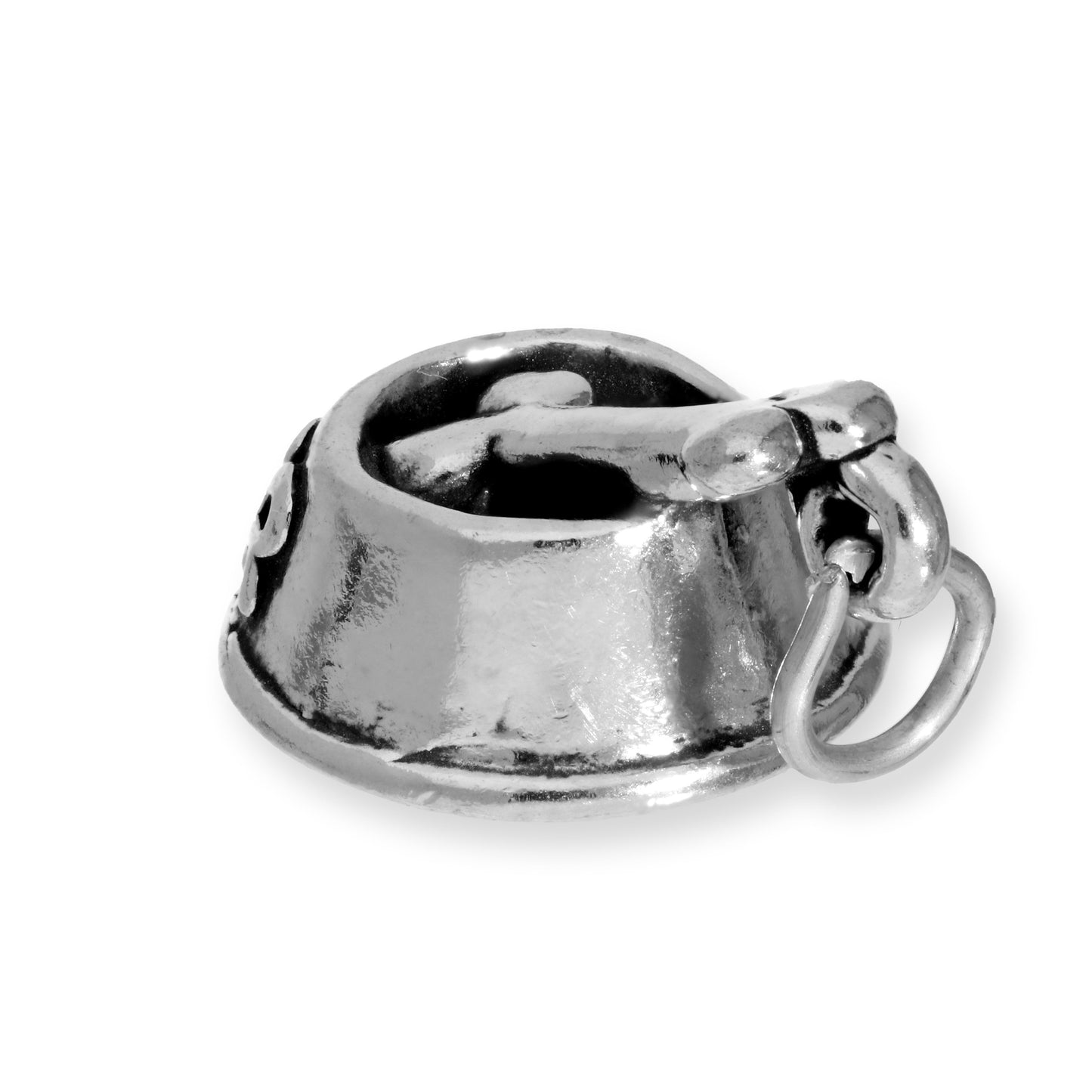 Sterling Silver Dog Bowl Charm