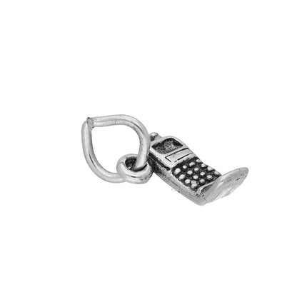 Sterling Silver Tiny Mobile Phone Charm