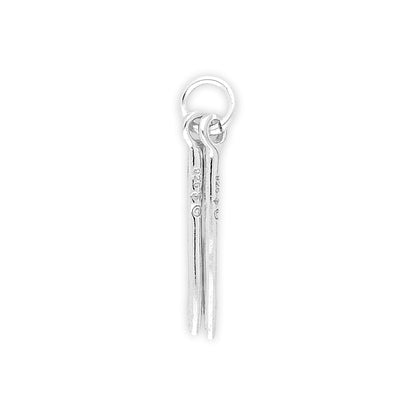 Sterling Silver Drum Sticks Charm
