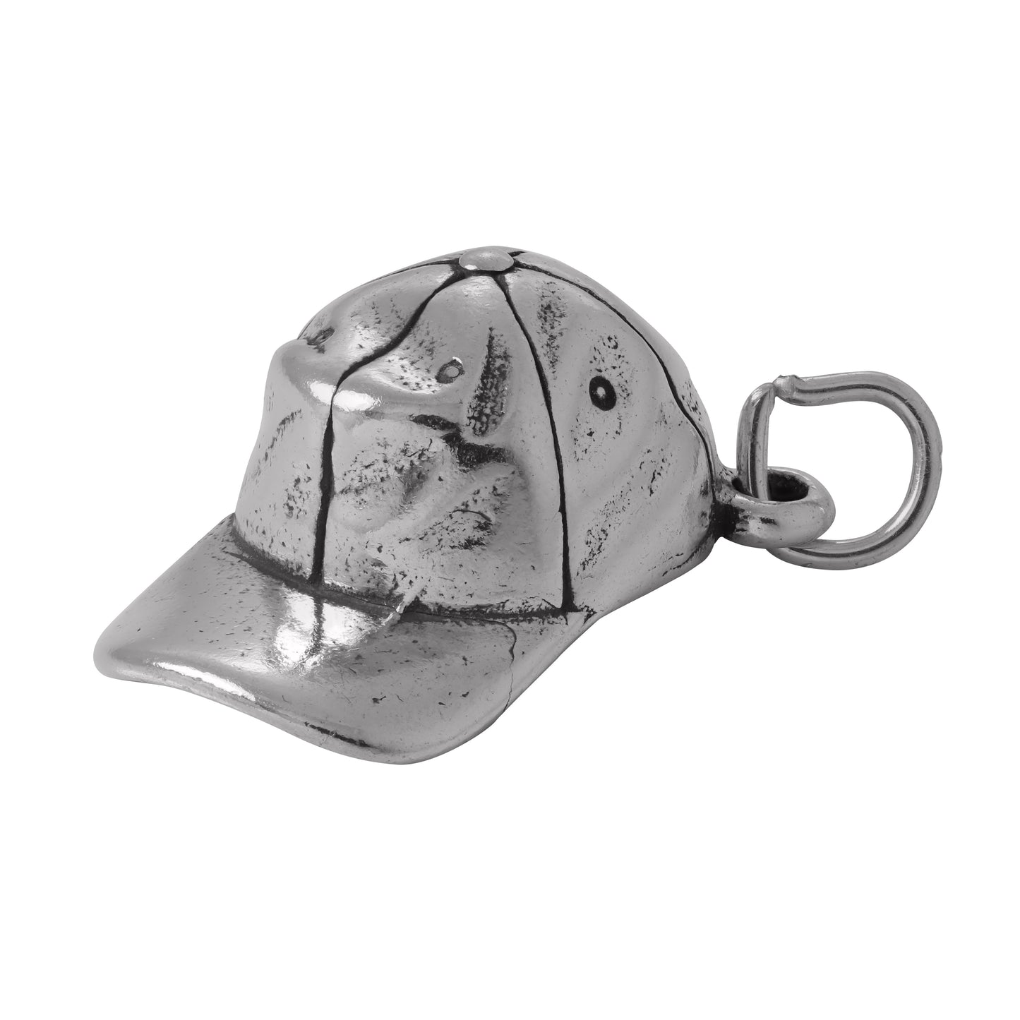 Sterling Silver Baseball Cap Charm