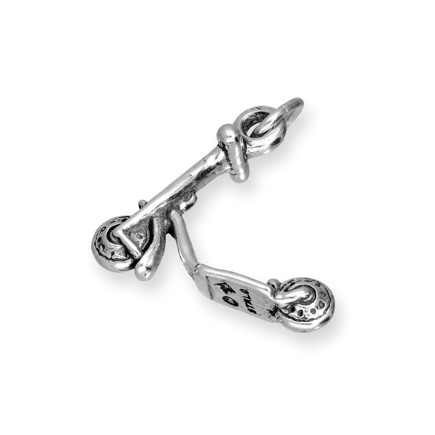 Sterling Silver Push Scooter Charm
