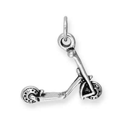 Sterling Silver Push Scooter Charm